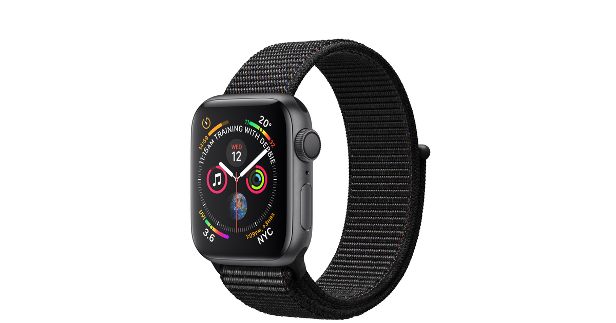 Apple Watch Series 4 GPS, 40mm Space Gray Aluminum Case with Black Sport Loop - Apple (PH)