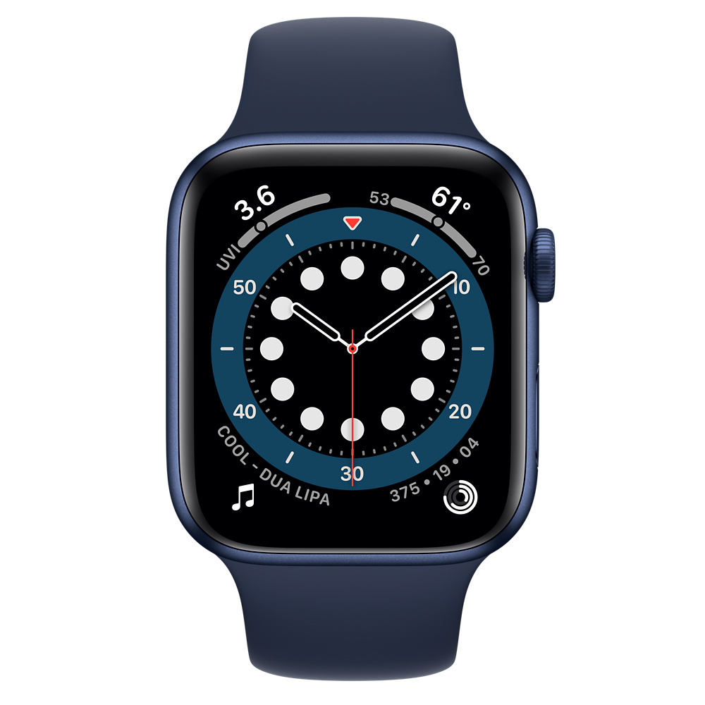 Apple Watch Series 6（GPSモデル）- 44mmブルーアルミニウムケースと 