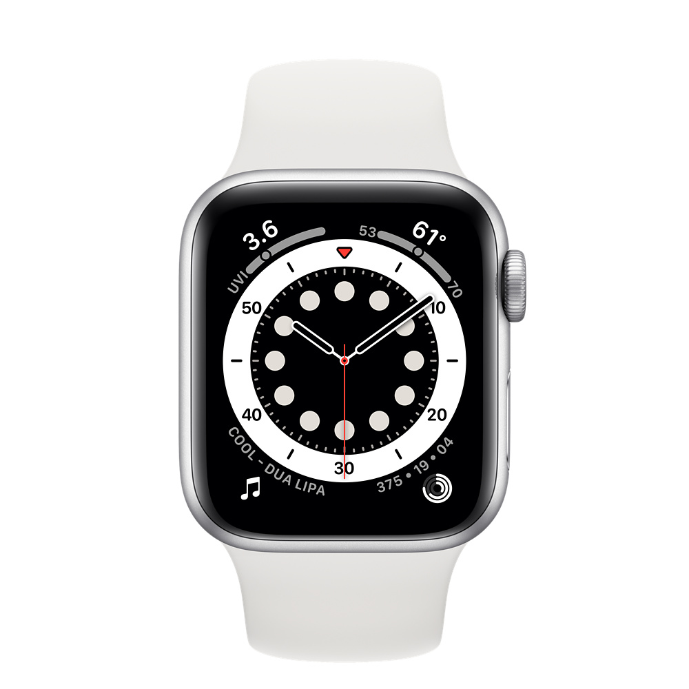 Refurbished Apple Watch Series 6 GPS + Cellular, 40mm Silver 