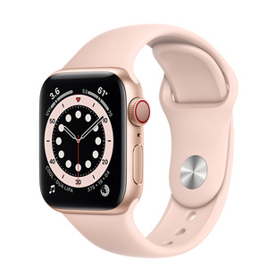 Apple Watch Series 6（GPS + Cellularモデル）- 40mmゴールド