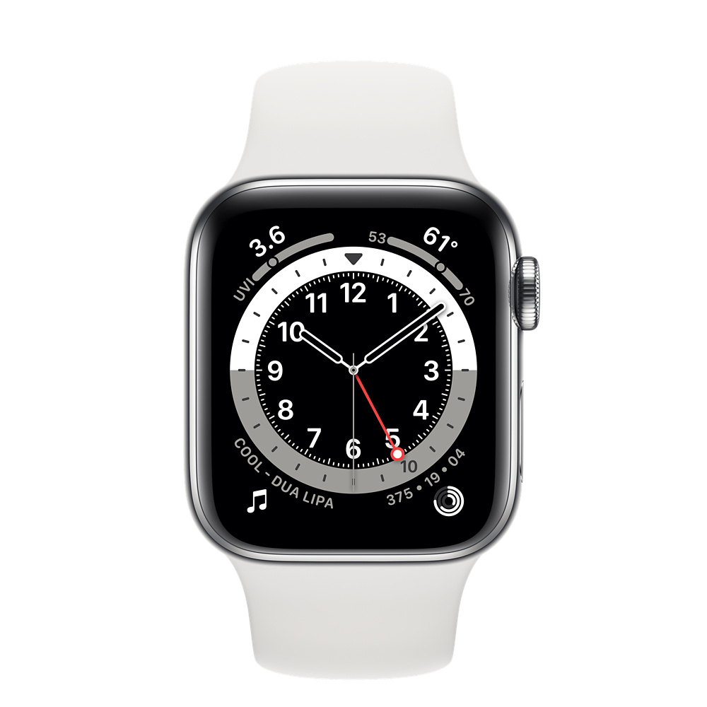 Apple Watch Series 6（GPS + Cellularモデル）- 40mmステンレス 