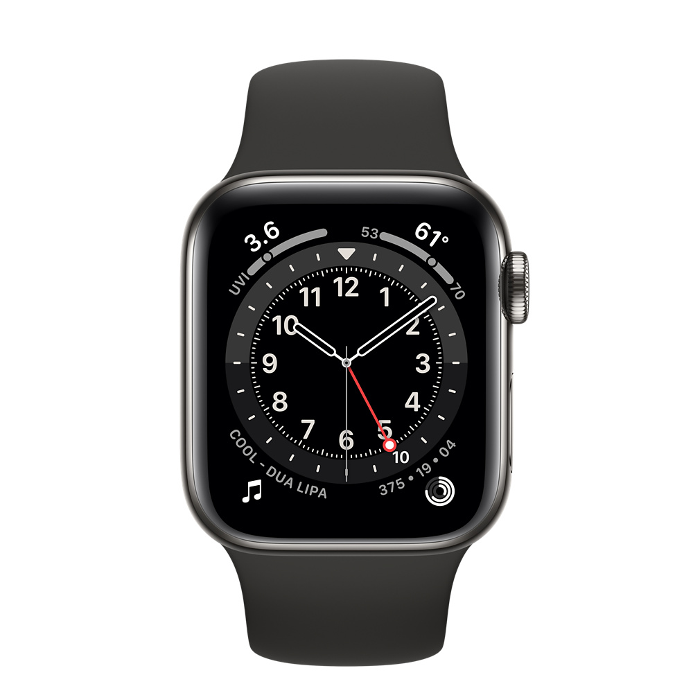 Apple Watch Series 6（GPS + Cellularモデル）- 40mmグラファイト 