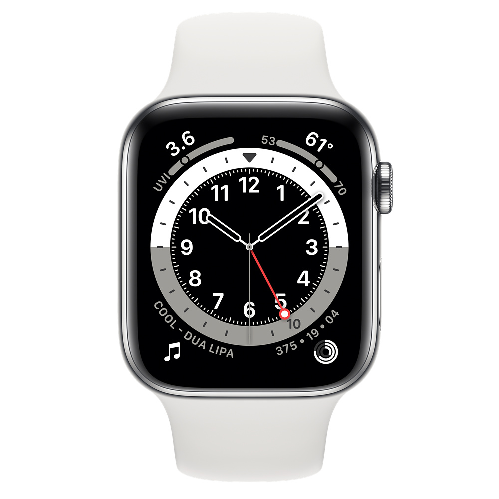 Apple Watch Series 6（GPS + Cellularモデル）- 44mmステンレス