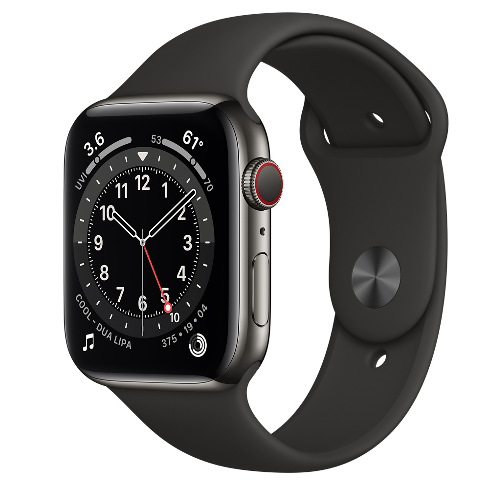 Apple Watch Series 6(GPS + Cellularモデル)- 44mmグラファイト ...