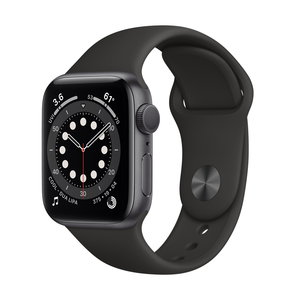 Apple Watch Series 6（GPSモデル）- 40mmスペースグレイ 