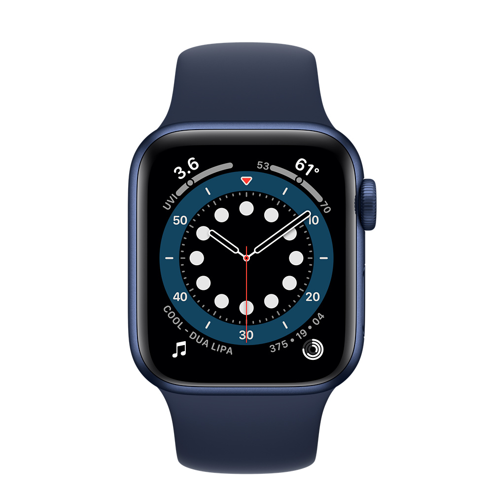 Apple Watch Series 6（GPSモデル）- 40mmブルーアルミニウムケースと
