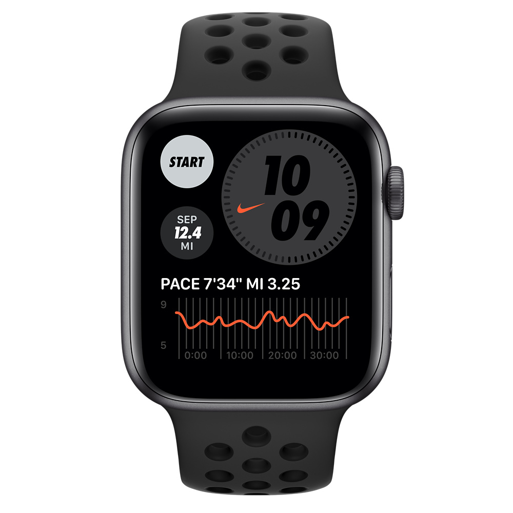 Refurbished Apple Watch Nike Series 6 GPS, 44mm Space Grey ...