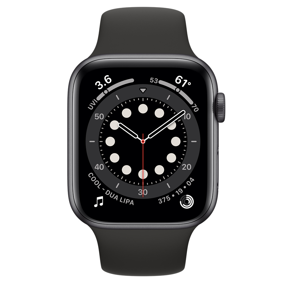 Apple Watch Series 6（GPS + Cellularモデル）- 44mmスペースグレイ ...