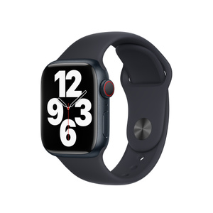 Apple Watch Series 7（GPS + Cellularモデル）- 41mmミッドナイトアルミニウムケースとミッドナイトスポーツバンド  [整備済製品] - Apple（日本）