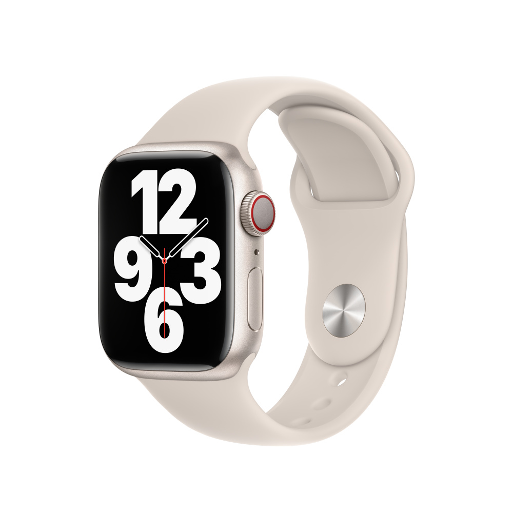 Apple Watch Series 7（GPS + Cellularモデル）- 41mmスターライト ...