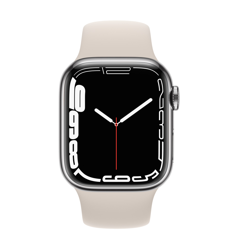 Apple Watch 7 45MM セルラー シルバーステンレススティール