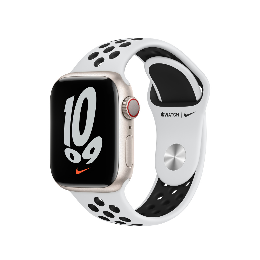 Apple Watch Nike Series 7（GPS + Cellularモデル）- 41mmスター ...