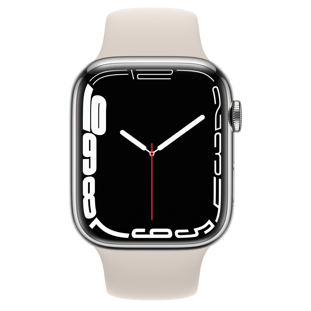 Apple Watch Series 7（GPS + Cellularモデル）- 45mmシルバー 