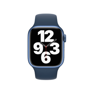Apple Watch Series 7（GPSモデル）- 41mmブルーアルミニウムケースとアビスブルースポーツバンド [整備済製品] - Apple （日本）