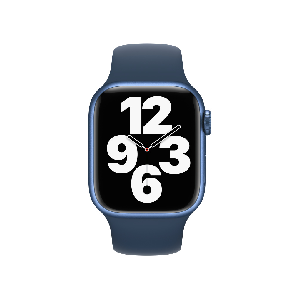 Refurbished Apple Watch Series 7 GPS, 41mm Blue Aluminum Case with 