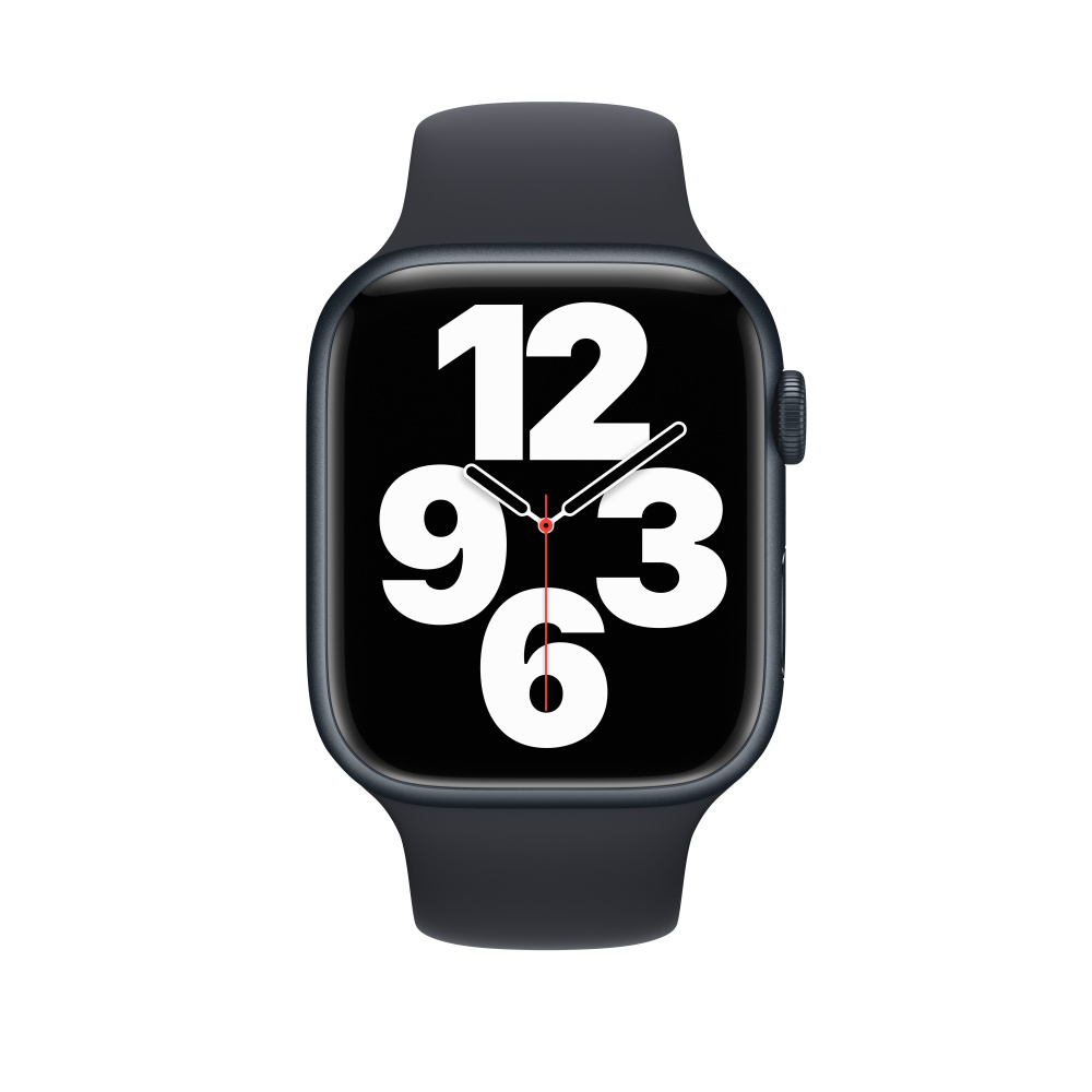 スマートフォン/携帯電話 スマートフォン本体 Refurbished Apple Watch Series 7 GPS, 45mm Midnight Aluminum Case 