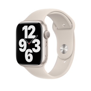 Apple Watch Series 7（GPSモデル）- 45mmスターライトアルミニウムケースとスターライトスポーツバンド [整備済製品]を購入
