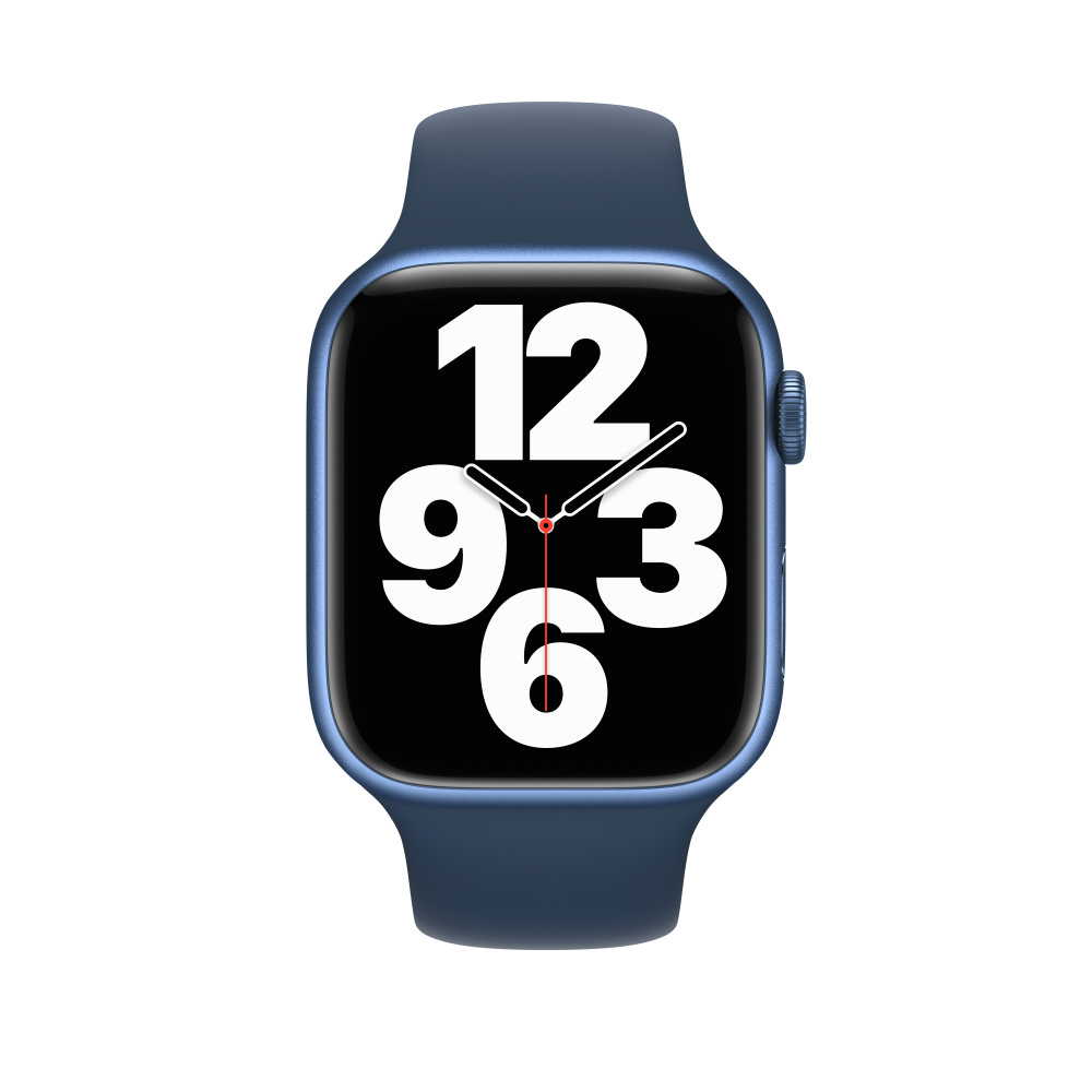 Refurbished Apple Watch Series 7 GPS, 45mm Blue Aluminum Case with 