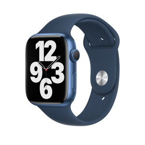 Apple Watch Series 7（GPSモデル）- 45mmブルーアルミニウムケースとアビスブルースポーツバンド [整備済製品] - Apple （日本）