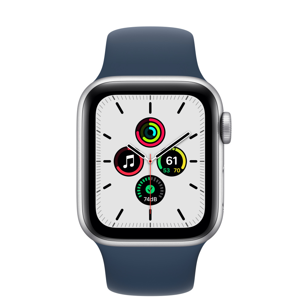 純正ベルト・充電器付属】Apple Watch SE 40mm GPSモデル-