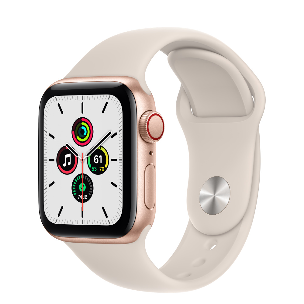 Apple Watch SE（GPS + Cellularモデル）- 40mmゴールドアルミニウム ...