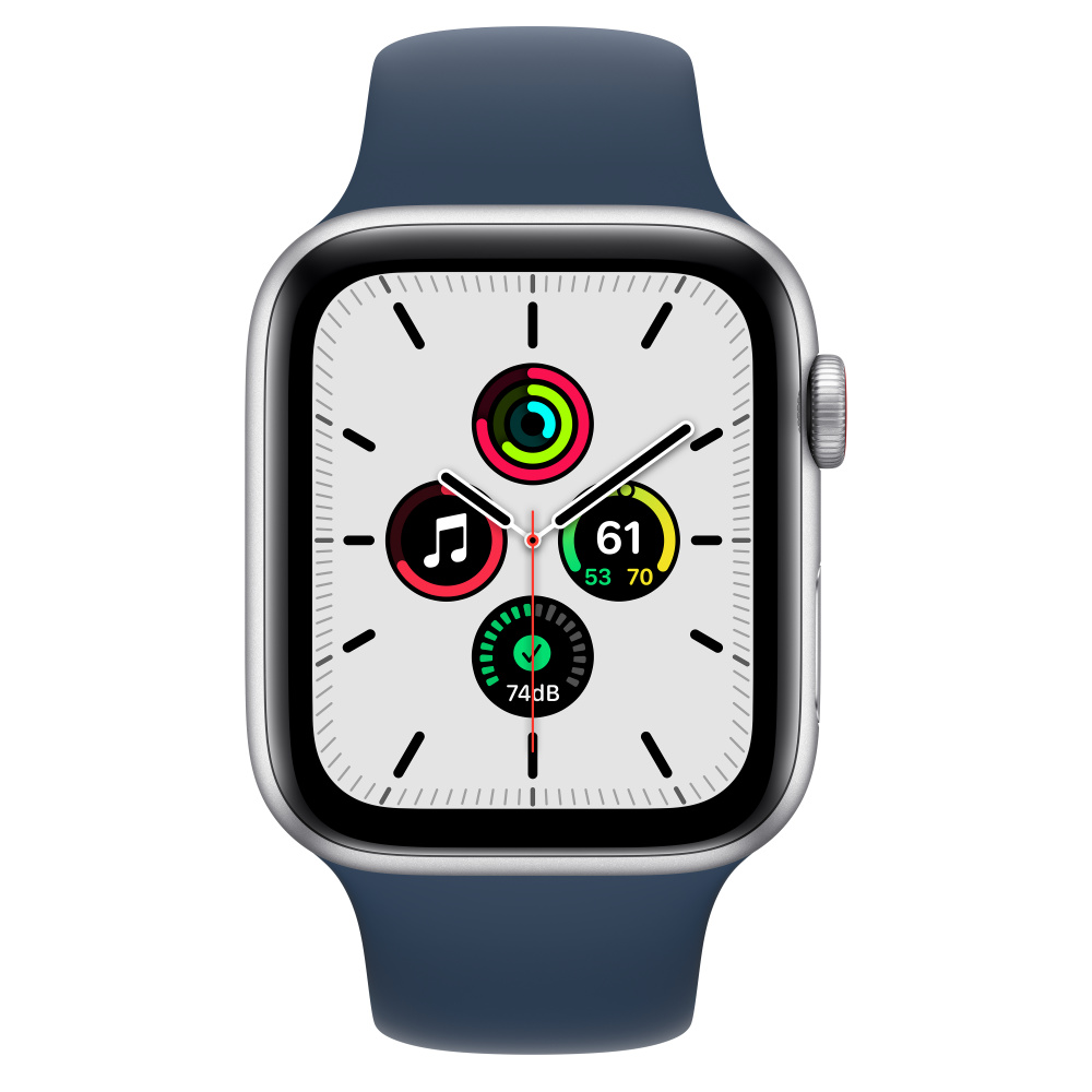 Apple Watch SE（GPS + Cellularモデル）- 44mmシルバー 
