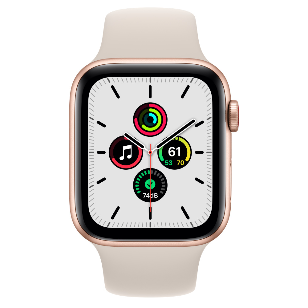 Apple Watch SE（GPS + Cellularモデル）- 44mmゴールド