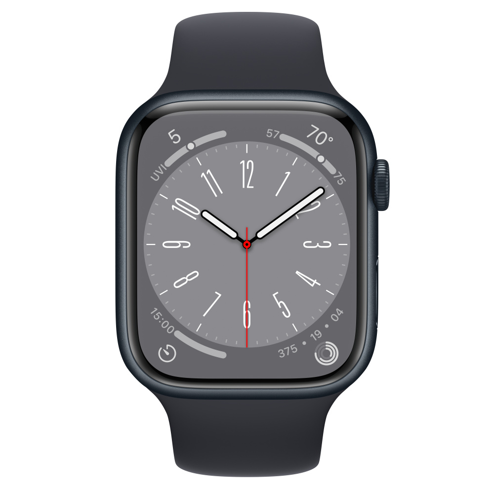 Apple Watch Series 8（GPSモデル）- 45mmミッドナイトアルミニウム