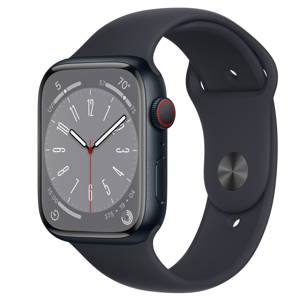 Apple Watch Series 8（GPS + Cellularモデル）- 45mmミッドナイト ...