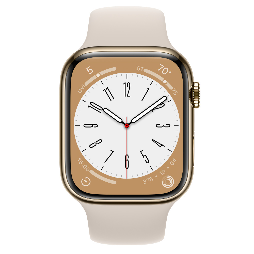 Apple Watch Series 8（GPS + Cellularモデル）- 45mmゴールド 