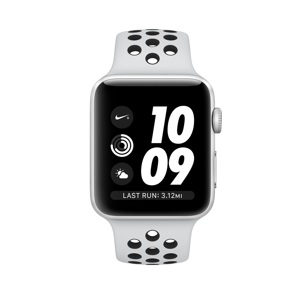 Refurbished Apple Watch Series 3 GPS, 38mm Silver Aluminum 