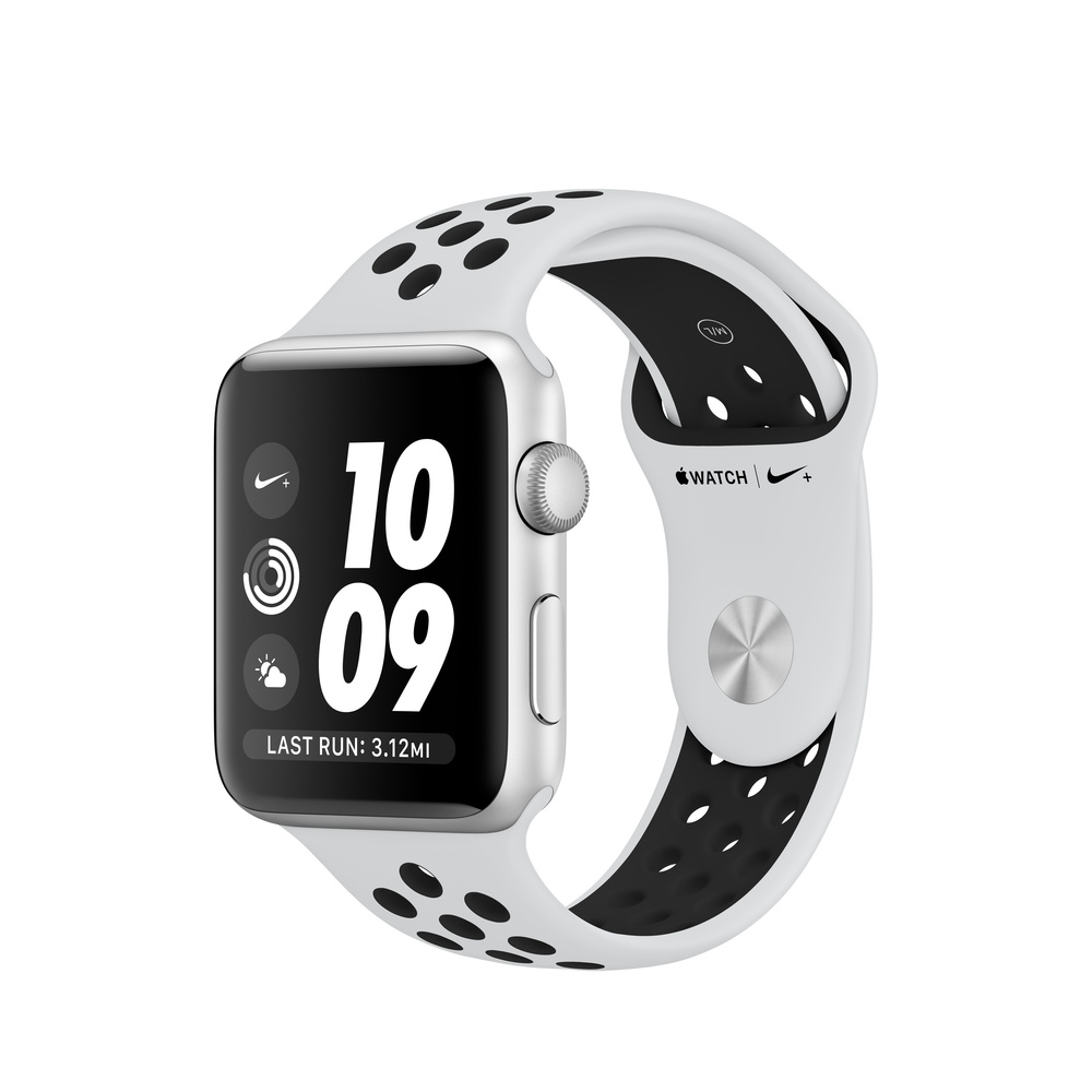 低反発 腰用 Apple Watch 3 ナイキ＋GPSモデル 42mm アルミ ブラック 