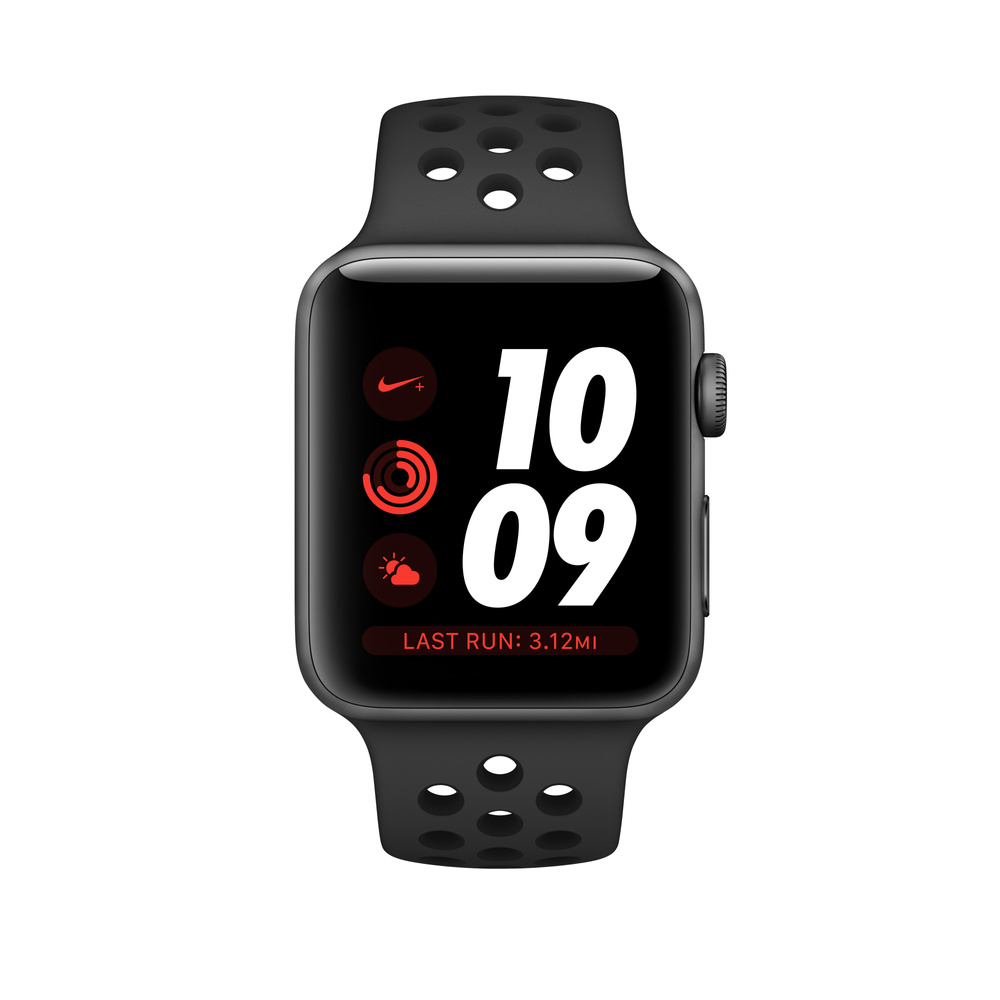 Refurbished Apple Watch Series 3 GPS + Cellular, 42mm Space Refurbished Apple Watch Series 3 GPS + Cellular, 42mm Space