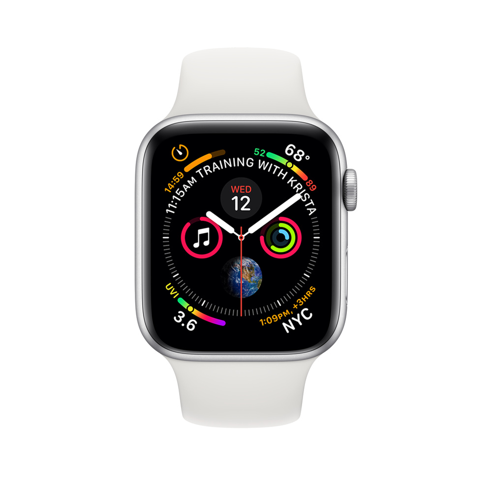Refurbished Apple Watch Series 4 GPS + Cellular, 40mm Silver 