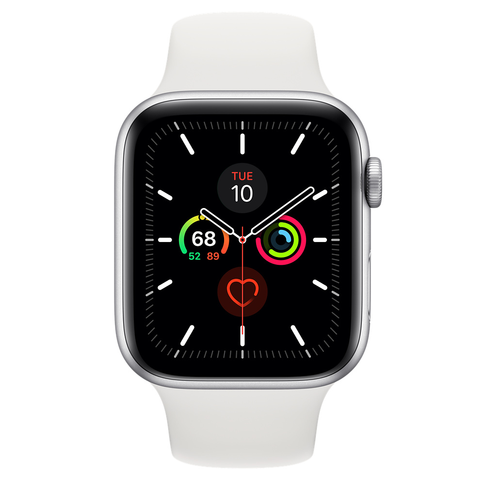 Apple Watch Series 5（GPSモデル）- 44mmシルバーアルミニウムケース 