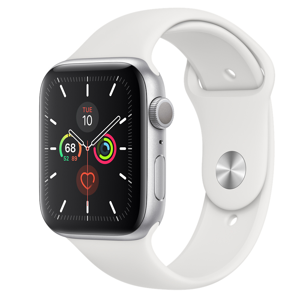 Refurbished Apple Watch Series 5 GPS, 44mm Silver Aluminum Case Refurbished Apple Watch Series 5 GPS, 44mm Silver Aluminum Case