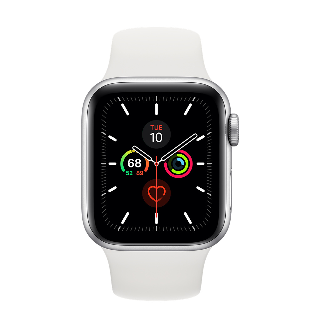 Apple Watch Series 5（GPS + Cellularモデル）- 40mmシルバー 