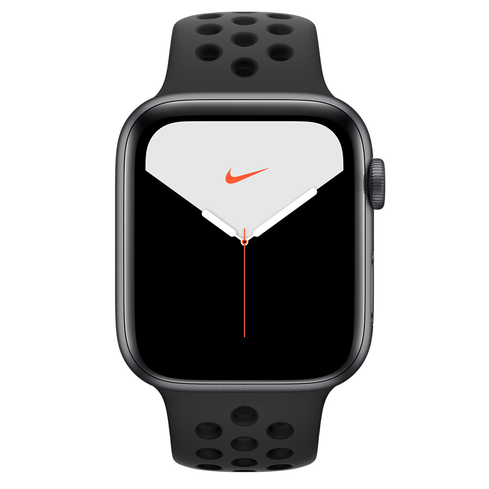 Refurbished Apple Watch Series 5 GPS, Space Gray Case with Anthracite/Black Nike Band - Apple