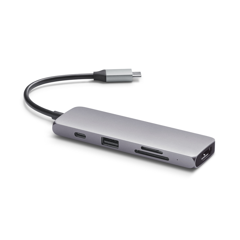 Billy Prominent Woedend Satechi Aluminum USB-C Multiport Pro Adapter - Apple