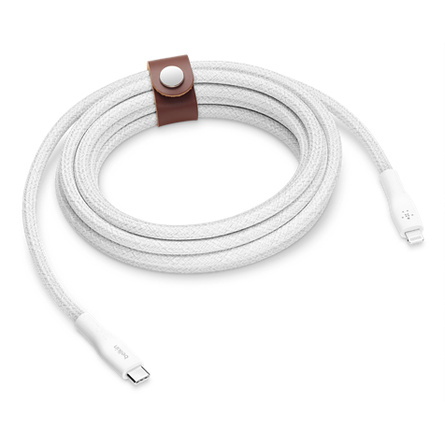 belkin boost charge usb c kabel met lightning connector bandje 3 m