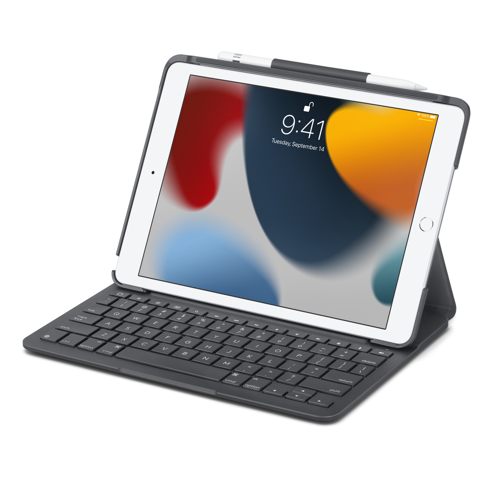 Logicool Slim Folio Case with Integrated Bluetooth Keyboard for 
