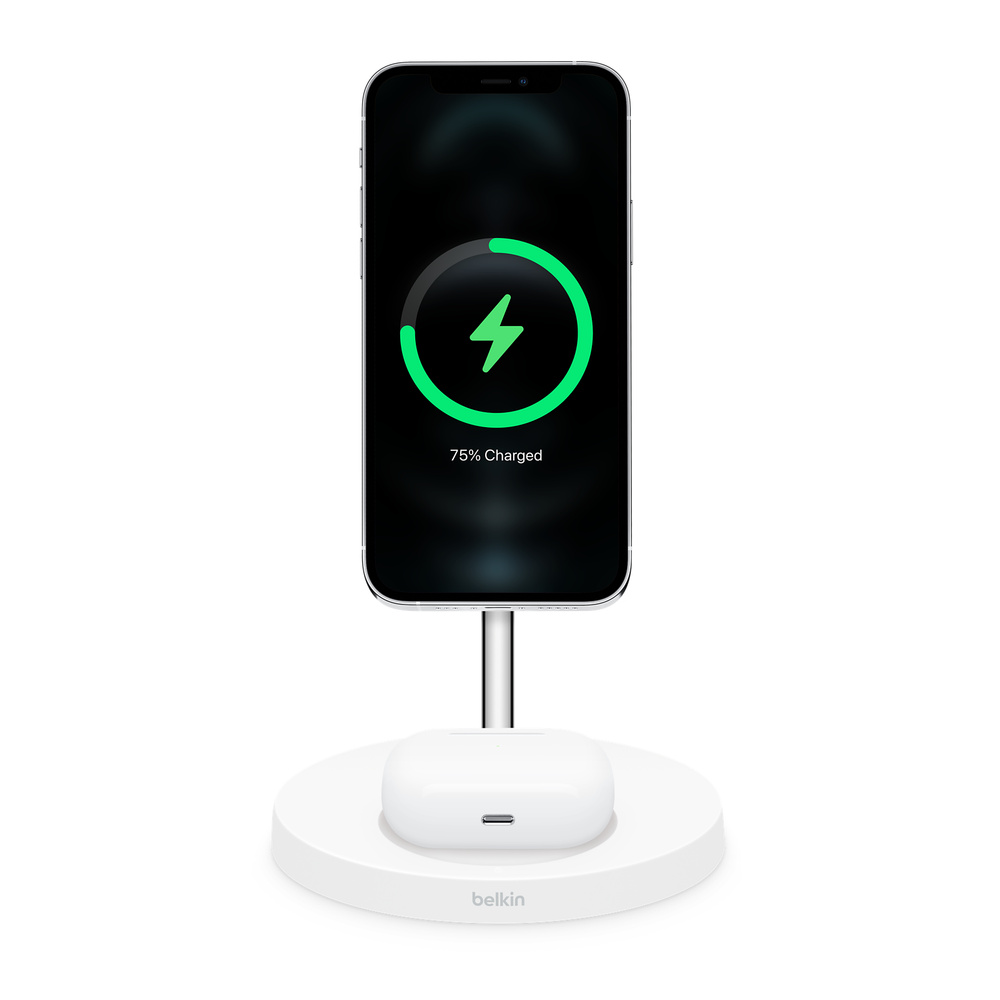 Belkin BOOST↑CHARGE™ PRO 2-in-1 Wireless Charger + Stand with 