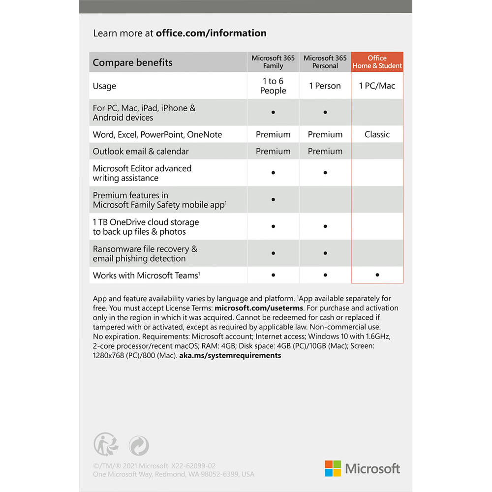 microsoft office for mac license cost