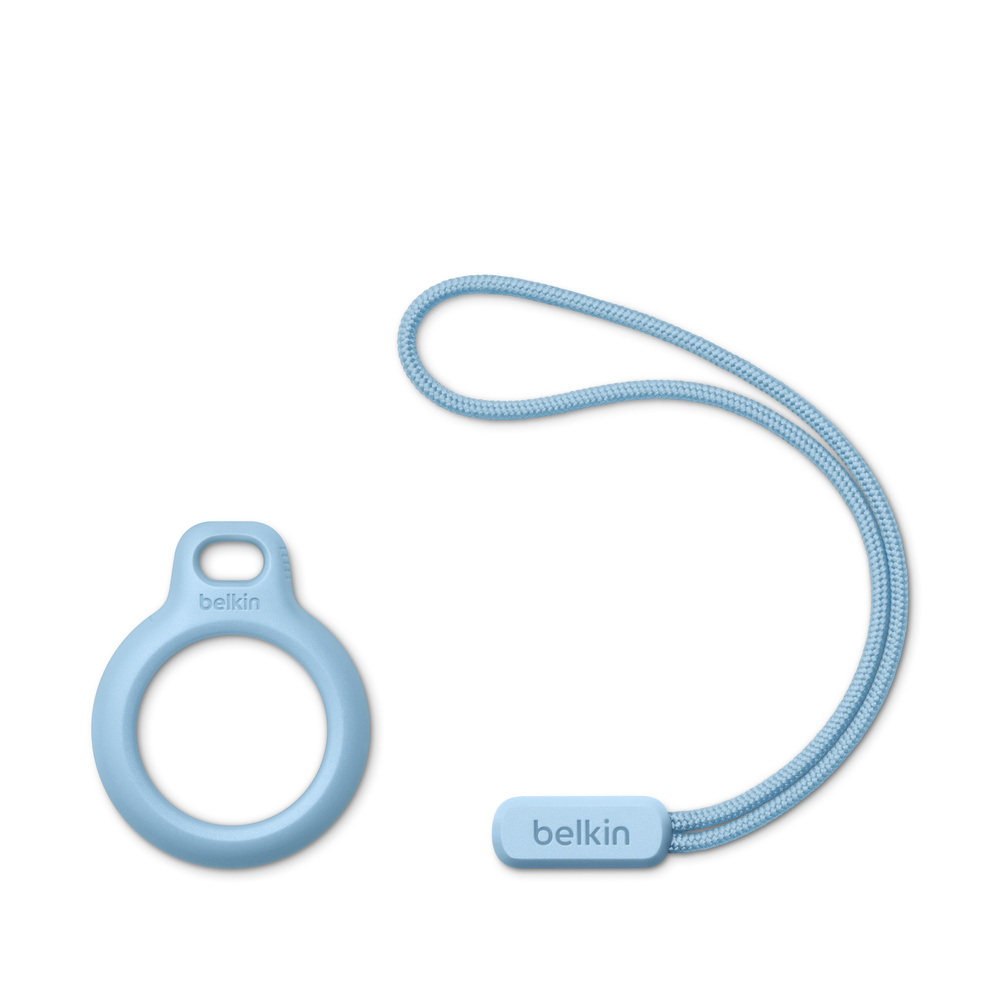 Belkin Secure Holder Strap Blue - with Apple - for AirTag (4-Pack)
