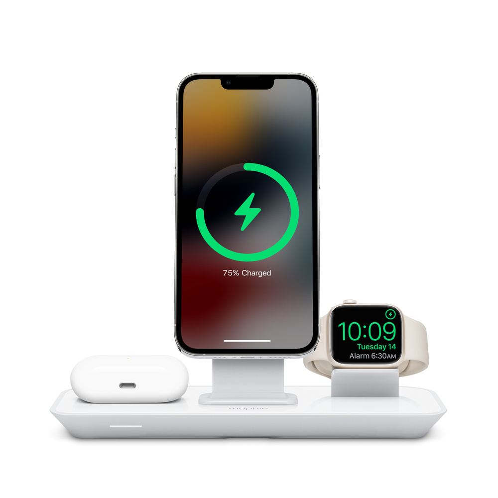 ESR 3 in 1 Charger for MagSafe, Travel Charger Stand for MagSafe, Made for Apple Watch Certified, Foldable Charging Station Compatible with MagSafe