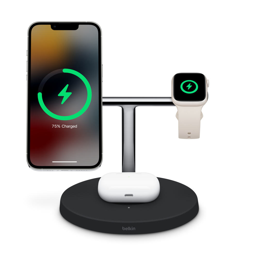 Belkin BOOST↑Charge 3-in-1 Wireless Charging Stand mit MagSafe