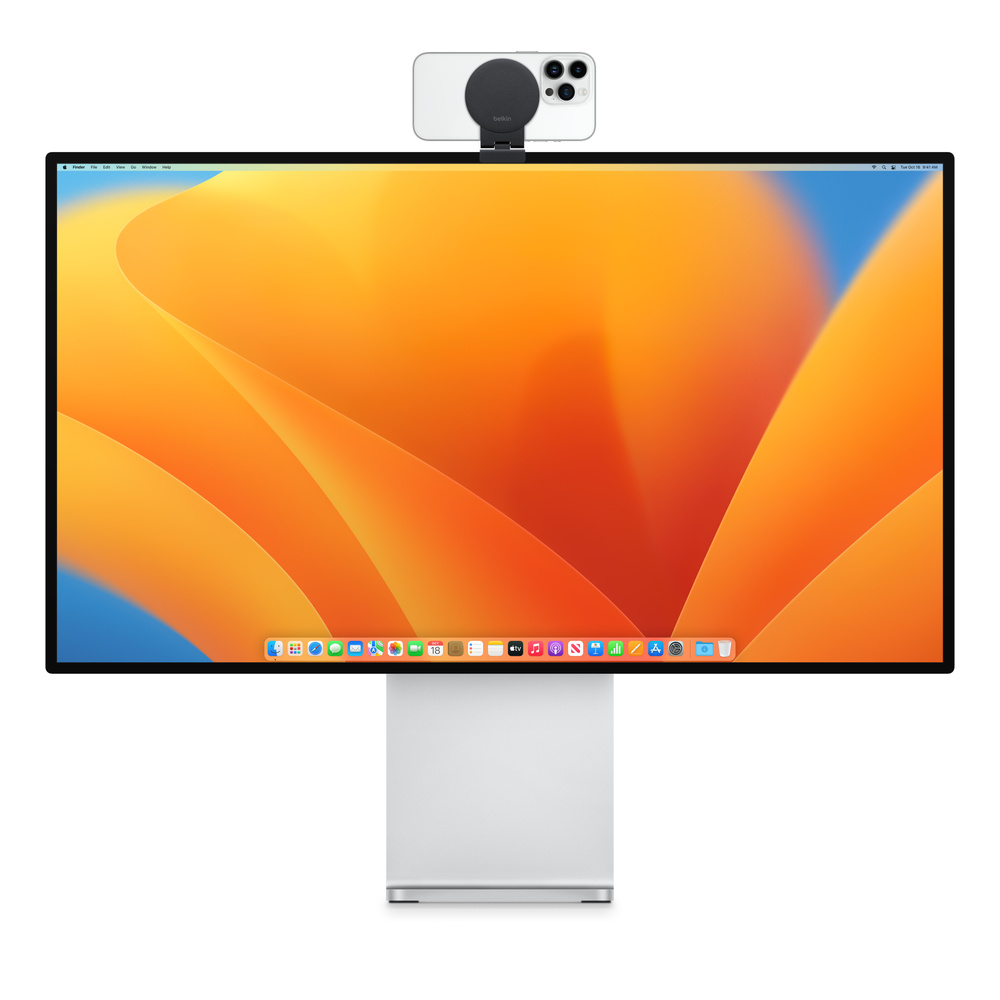 Belkin Support MagSafe pour iPhone, iMac et écran Apple, fixation rapide,  facile et magnétique, compatible avec Continuité, pour iMac, Studio  Display, Pro Display XDR, iPhone 15, 14, 13, 12 , etc. : :  Informatique