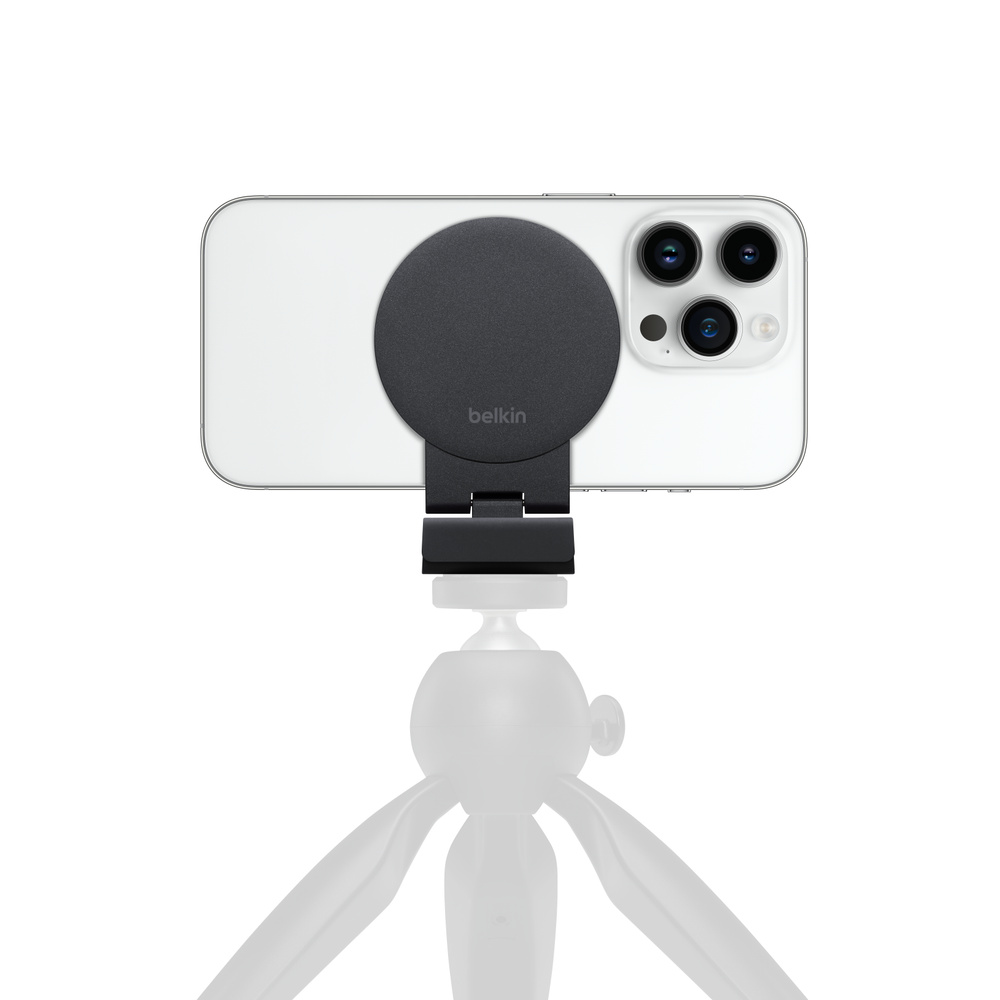 Soporte MagSafe para el iPhone en monitores de Belkin, análisis:  versatilidad en videollamadas con cualquier monitor