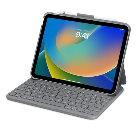 iPad 10e génération 10.9 étui clavier mignon clé ronde couleur clavier  sans fil détachable BT clavier couverture pour iPad