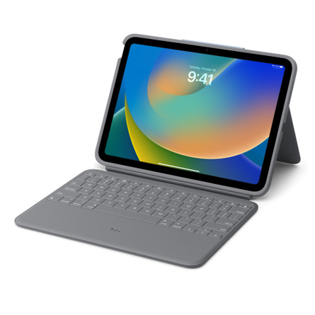 Étui Folio Touch de Logitech avec clavier et trackpad pour iPad Air (5ᵉ  génération) - Apple (FR)